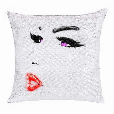 Awesome Customized Sequin Magic Pillow Gift Sex Girl Face